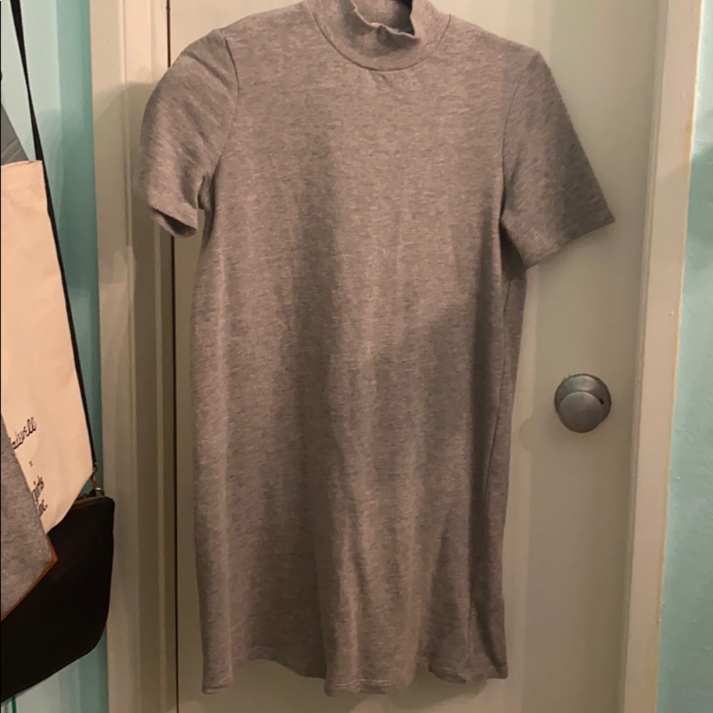 Mock neck dress
